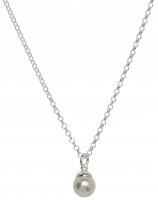 Unique - Pearl Set, Sterling Silver - Necklace - MK-687