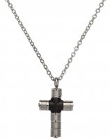 Unique - Black IP, Stainless Steel - Pendant, Size 50cm AN-98-50CM