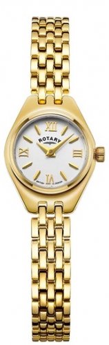 Rotary - Cocktail, Yellow Gold Plated Quartz Watch LB05128-70