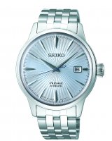 Seiko - Presage Cocktail Time Skydiving, Stainless Steel - Auto & Winding Watch, Size 40.5mm SRPE19J1