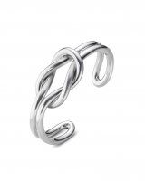 Georg Jensen - Love Knot, Sterling Silver - Double Bangle, Size L - 20000243000L