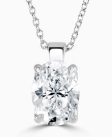 Guest and Philips - Oval, Lab Grown D1.04ct F VSI Set, Platinum - Pendant CERT, PND237OV100L-PLT