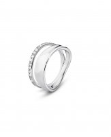 Georg Jensen - Marcia, D 0.17ct Set, Sterling Silver - Ring, Size 50 200004250050