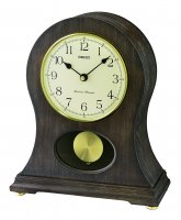 Seiko - Mantle , Wood - Quartz Clock with Dual Chime, Size 31 x 26 x 11.8cm QXQ037B