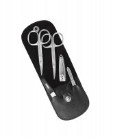Harrison Brothers - Leather Manicure Set In Case