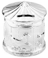 Guest and Philips - Bambino, Silver Plated Carousel Money Box 6296
