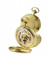 Harrison Brothers - Yellow Gold Plated Pocket Watch