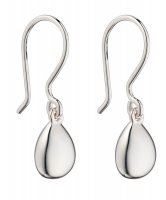 Gecko - Sterling Silver Pebble Drop Earrings E5697