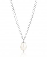 Claudia Bradby - Luxury, Pearl Set, Sterling Silver - Drop Necklace CBNL0332RH