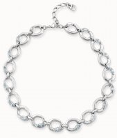Uno de 50 - Grateful, Crystal Set, Silver Plated - COLLAR Necklace COL1823AZUMTL0U