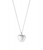 Georg Jensen - Hearts, Silver Pendant/Chain, Size 22cm