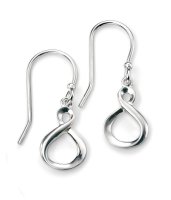 Gecko - Sterling Silver Infinity Drop Earrings E4897