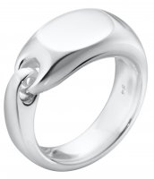 Georg Jensen - Reflect, Sterling Silver - Signet Ring, Size 52 200012970052