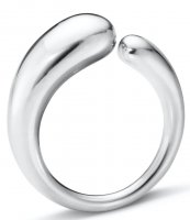 Georg Jensen - Mercy, Sterling Silver - Small Ring, Size 48 200000780048