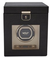 Wolf - Single, Leather Anthracite Watch Winder 213702