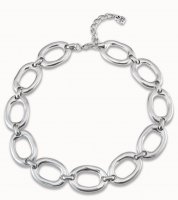 Uno de 50 - Grateful, Silver Plated COLLAR THE-ONE Necklace COL1819MTL0000U