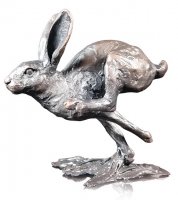 Richard Cooper - Small Hare Running, Bronze Ornament 1120