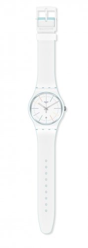 Swatch - White Layered, Plastic and Silicone Watch - SUOS404