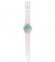 Swatch - Ultrarose, Plastic/Silicone - Quartz Watch, Size 34mm GE714