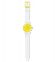 Swatch - Lemoneon, Plastic/Silicone Watch - SUOW165