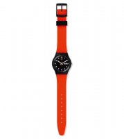 Swatch - RED GRIN, Plastic/Silicone Watch - GB754