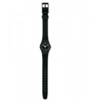 Swatch - LADY BLACK SINGLE, Plastic/Silicone Watch LB170E LB170E