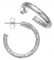 Giovanni Raspini - Rock Light, Sterling Silver Earrings 10582