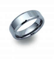 Unique - Tungsten Mens Ring, Size 68