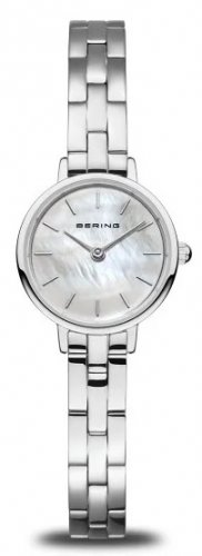 Bering - Classic Polished Silver, Stainless Steel - Quartz Watch, Size 26mm 11022-704