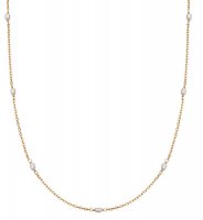 DAISY - Pearl Set, Yellow Gold Plated - NECKLACE TN05-GP