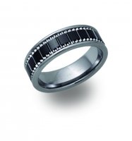 Unique - Tungsten Carbide Ring, Size 64