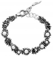 Giovanni Raspini - Anemone, Pearl Set, Sterling Silver - Bracelet 11264