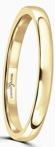 Guest and Philips - Yellow Gold - 18ct Wedding Band, Size N ZN-2-5-18Y-M