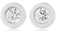 Guest and Philips - CZ Set, White Gold - 9ct Stud Earrings SE553