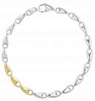 Georg Jensen - Reflect, Sterling Silver Slim Bracelet 2000118200XL