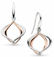 Kit Heath - Rhodium Plated Earrings 60019rrp