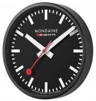 Mondaine - Wall Clock, Aluminium Wall Clock  A990.CLOCK.64SBB