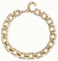 Uno de 50 - Yellow Gold Plated Necklace COL1743ORO0000U