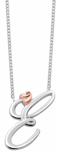 Clogau - Tree Of Life , Sterling Silver Letter E Necklace - 3SITOLP05