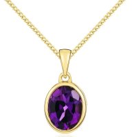 Guest and Philips - Amethyst Set, Yellow Gold - 9ct Pendant 62-51-062