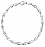 Georg Jensen - Reflect, Sterling Silver - Slim Bracelet, Size XL 2000109700XL