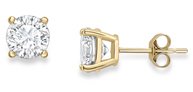 Guest and Philips - Cubic Zirconia Set, Yellow Gold - STUD EARRINGS SE607