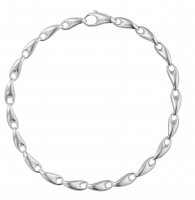 Georg Jensen - Reflect, Sterling Silver - Slim Bracelet, Size S 20001097000S