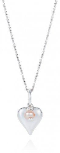 Claudia Bradby - Signature, Pearl Set, Sterling Silver Heart Necklace