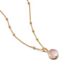 Daisy - Yellow Gold Plated MOHAVE HEALING STONE NECKLACE HN2010-GP