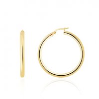 Guest-and-Philips - Yellow Gold Hoop Earrings 10-05-333
