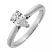 Guest and Philips - Diamond Set, Platinum - Single Stone Ring 18344D7