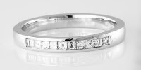 Guest and Philips - Platinum and Diamond Set Eternity ring - HET554