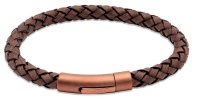 Unique - Leather - Bracelet, Size 21cm B452MO-21CM