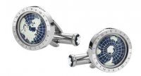 Mont Blanc - Geosphere, Stainless Steel 1858 Cufflinks 126165